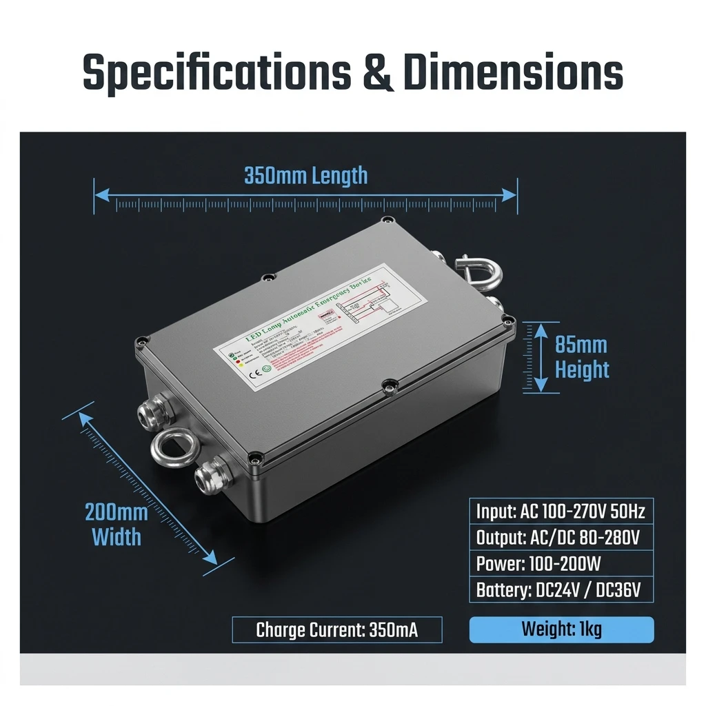 518H150 200W IP65 EM BOX 7