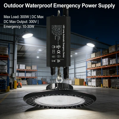 Έξοδος 300V DC Φωτισμός Έκτακτης Ανάγκης Inverter για εξωτερικούς χώρους & βιομηχανική αδιάβροχη λύση